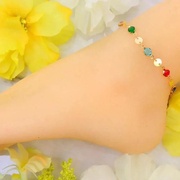Minimalist Anklet, Sleek & Modern Design, Women’s Fashion, YC110458-A - Picture 6 of 10